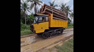 8T Tracked Carrier #TrackedCarrier #ForestMachine #OffRoadTruck #LoggingEquipment #HeavyDuty