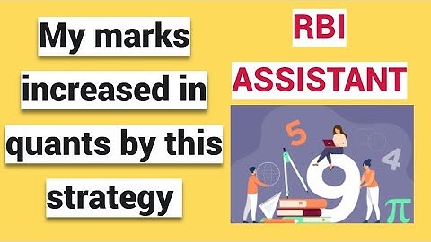 How to get 35/35 in Quants in Rbi Assistant Prelims || #strategy #rbiassistant