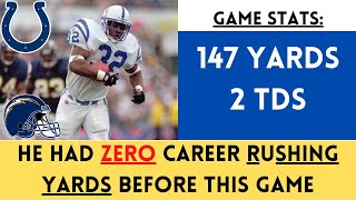 The MOST SURPRISING PERFORMANCE in Wild Card Round HISTORY | Colts @ Chargers (1995)