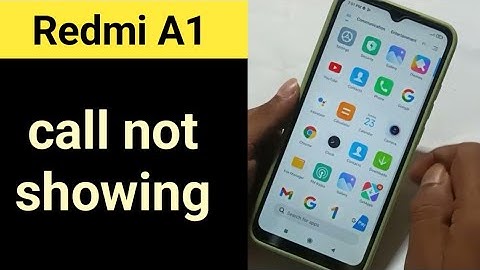 Redmi A1 me incoming call not showing problem, How to fix incoming call problem Redmi A2