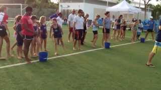 Family Fun Night Sponge Relay
