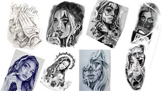 Chicano Art Expressions of Identity and Culture /New tattoo design 2023 New Styles #NewTattooDesigns