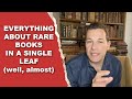 Everything about rare books in a single leaf