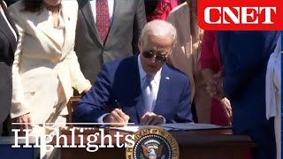 Watch President Biden Sign $52 Billion CHIPs Act