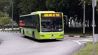 (1st Trip Service 168A 代走) SG1157M(SEDEP 268) On Service 168 At Jalan Kayu (1st Trip Service 168A 代走) SG1157M(SEDEP 268) On Service 168 At Jalan Kayu