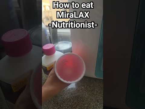 [Nutritionist]How to eat MiraLAX 미국 변비약 미라락스 원리 [영양사]