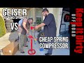 Geiser Offroad Spring Install - Is a cheap spring compressor enough?