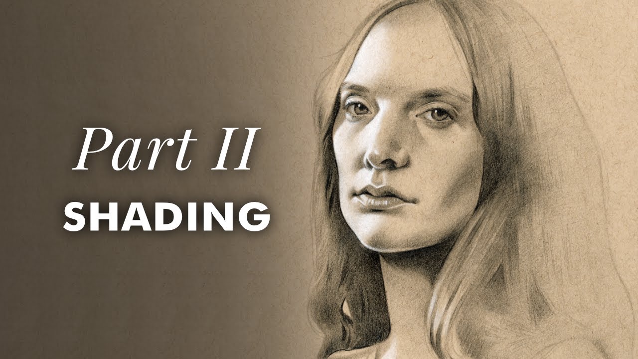 Portrait Drawing Full Demo with Explanation – Part II Shading & Render ...