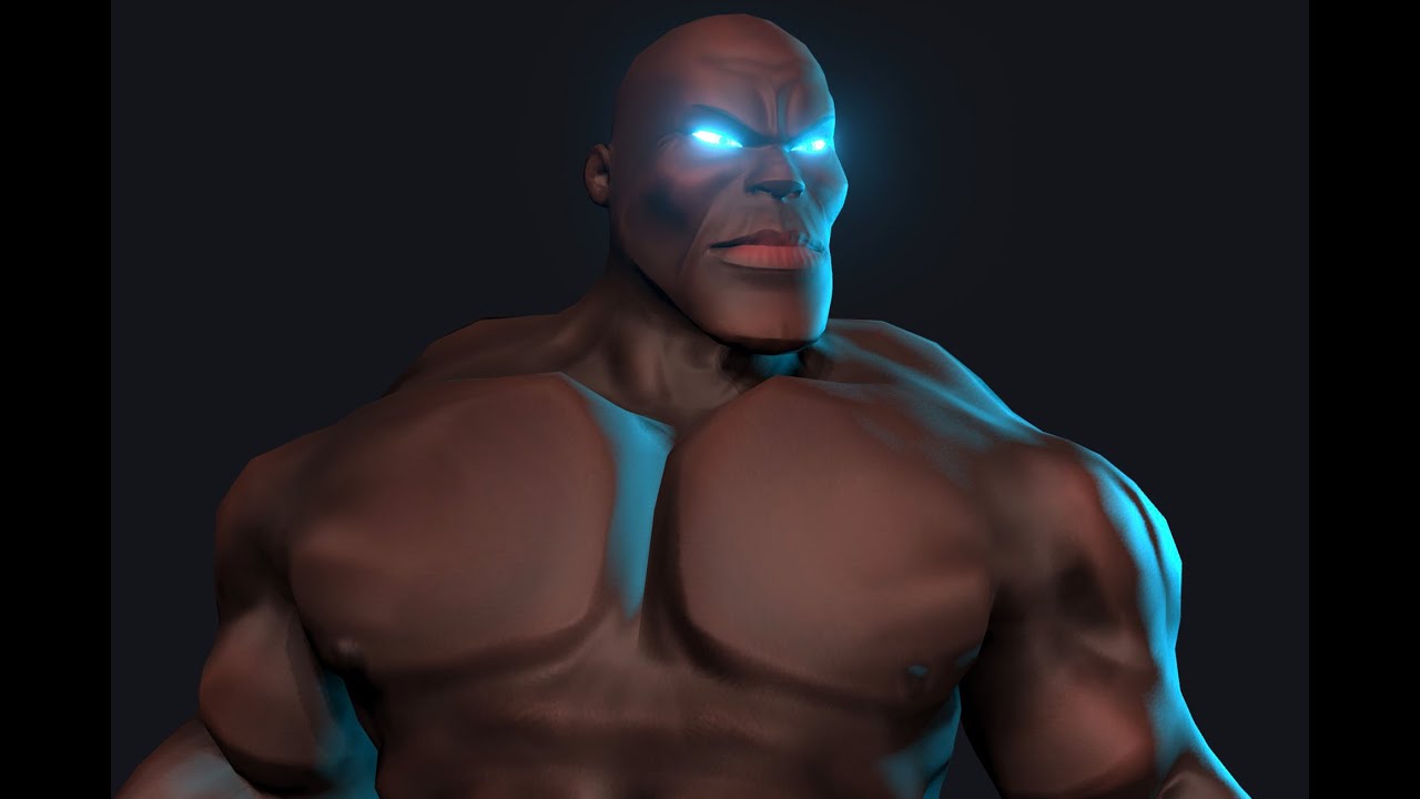 Muscle Man uiStudios.com Game Asset - YouTube