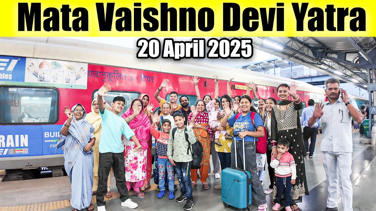 Hum Pahuch Gaye Vaishno Devi 🙏 | Mata Vaishno Devi Yatra 20 April 2025 | DELHI to VAISHNO DEVI KATRA