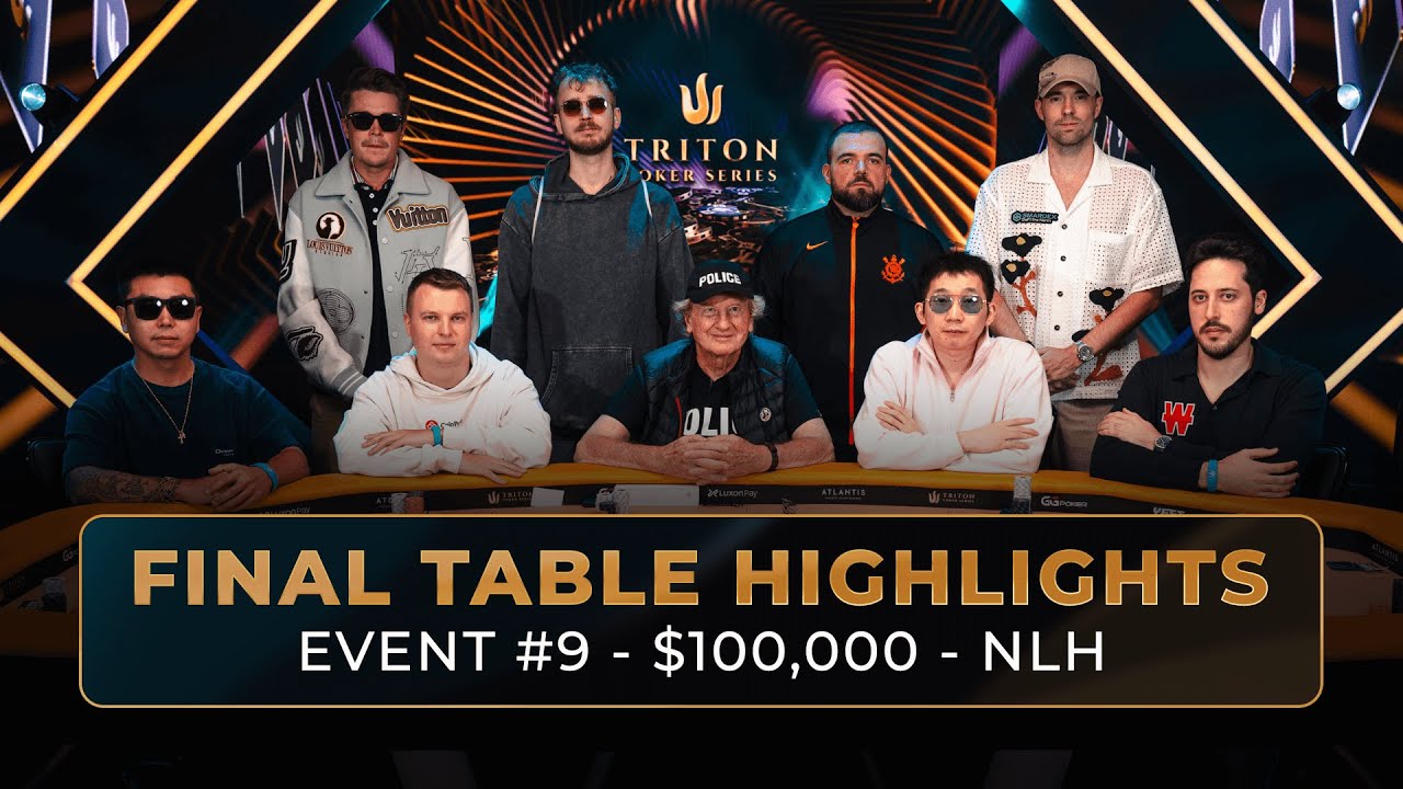 $100K NLH Main Event – Final Table Highlights | Triton Poker Series X WSOP Paradise 2025