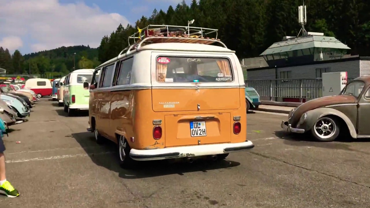 Lowered Baywindow Bus Fitted Vintage Speed Beetle Exhaust