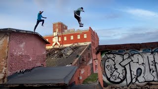 Что мы делали весной? Наши Паркур полёты🚀 #parkourculture