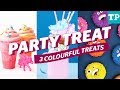 3 colourful rainbow birthday treat ideas