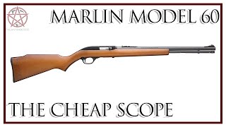 Marlin Model 60 gets the cheap scope