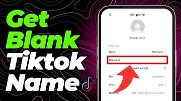 How to Get a Blank Name on TikTok