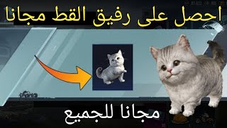احصل على رفيق القط مجاناّ 😱 هدية للجميع !! 🔥 ببجي موبيل PUBG MOBILE