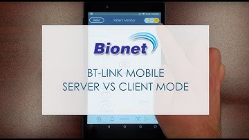 Bionet BT-Link Mobile - Server vs Client Mode