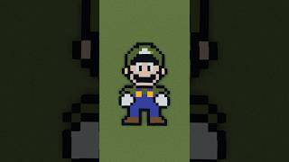 Luigi Pixel Art Speed Build in Minecraft