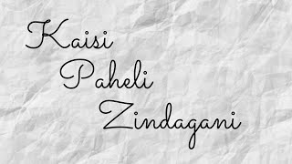Kaisi Paheli Zindagani - Parineeta Karaoke Version Sharvari Patki