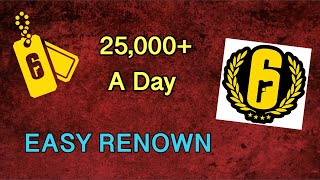 How To Earn Renown Fast 2019 | Rainbow Six Siege
