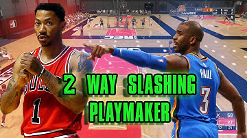 NBA 2K21 - My New 2 Way Slashing Playmaker Point Guard build shows up in the REC