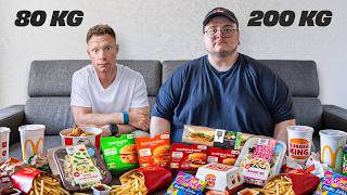I spent the day with a person who weighs 200kg! What does he eat and how does he live