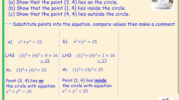 Higher Mathematics Circle Video 1 - Circle with centre the origin