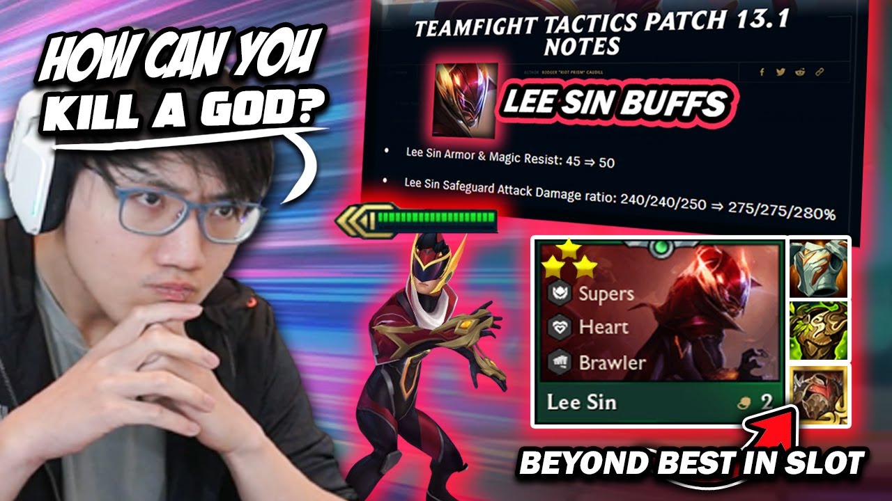 These Lee Sin Buffs Turned Him Into An Unkillable GOD - YouTube