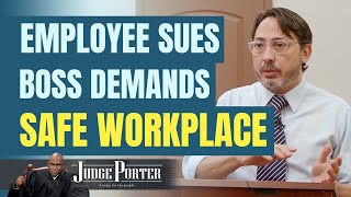 Employee Sues Boss Over Unsafe Workplace.