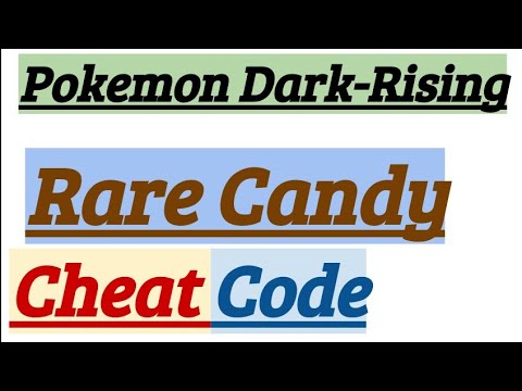 Pokemon Dark Rising Cheats Working Codes for Fakemon, Rare Candy