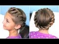 How to create a Crown Twist Braid | Updo Hairstyles