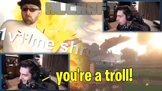 Shroud reacts to RLCraft AND my diss track!