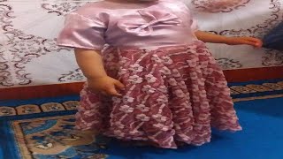 تفصيل وخياطة فستان لبنت صغيرة ما بين 2 إلي 3  سنوات