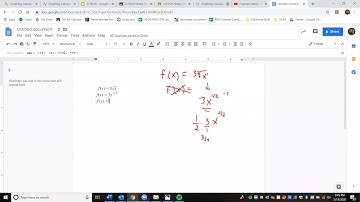 Using the Equation Editor in Google Docs!
