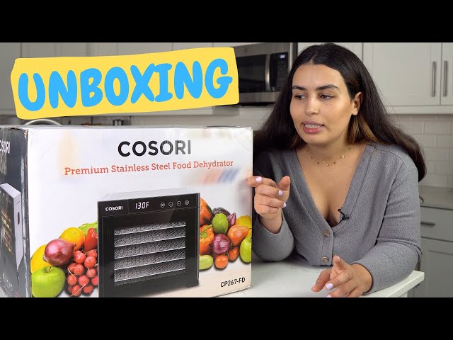 COSORI PREMIUM STAINLESS STEEL DEHYDRATOR REVIEW: Unboxing and