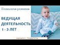 Психология развития. Ведущая деятельность 1 - 3 года. Тоддлеры