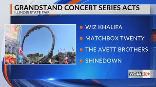 Illinois State Fair names supporting acts for 2026 Grandstand Concert Series