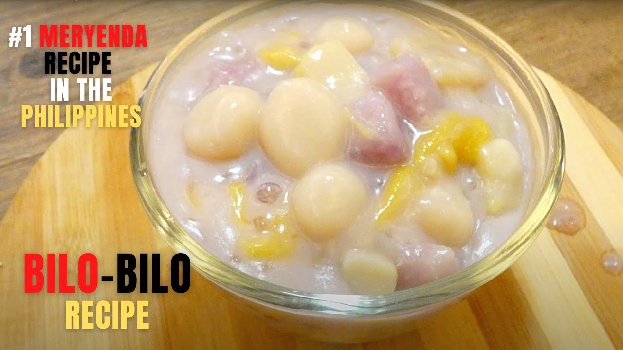 Ginataang Bilo Bilo – Sticky Rice Balls In Coconut Milk Recipe | Panlasang  Pinoy Recipes™