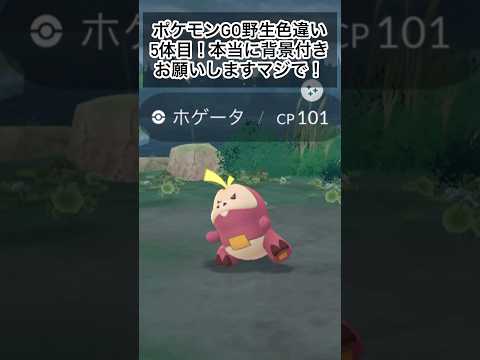ポケモンGO野生色違い5体目！本当に背景付き色違いお願いします！ #gameplay #gaming #ポケモンgo色違い #ポケモンgo好きと繋がりたい #ポケモンgo