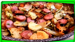 Secret for the BEST Southern Home Fried Potatoes and Sausage