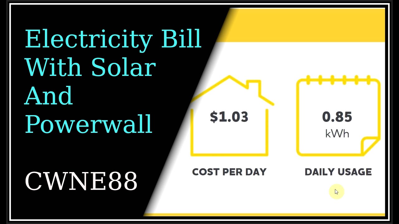 Electricity Bill With Solar And Electric Car You Electricity Bill With Solar And Electric Car