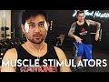 USING A MUSCLE STIMULATOR AT THE GYM