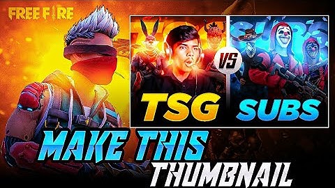 MAKE 4V4 THUMBNAIL | #freefire #viral #gfx #ajjubhai