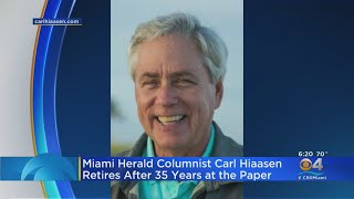 Miami Herald's Carl Hiaasen Announces Retirement After 35 Years With Paper