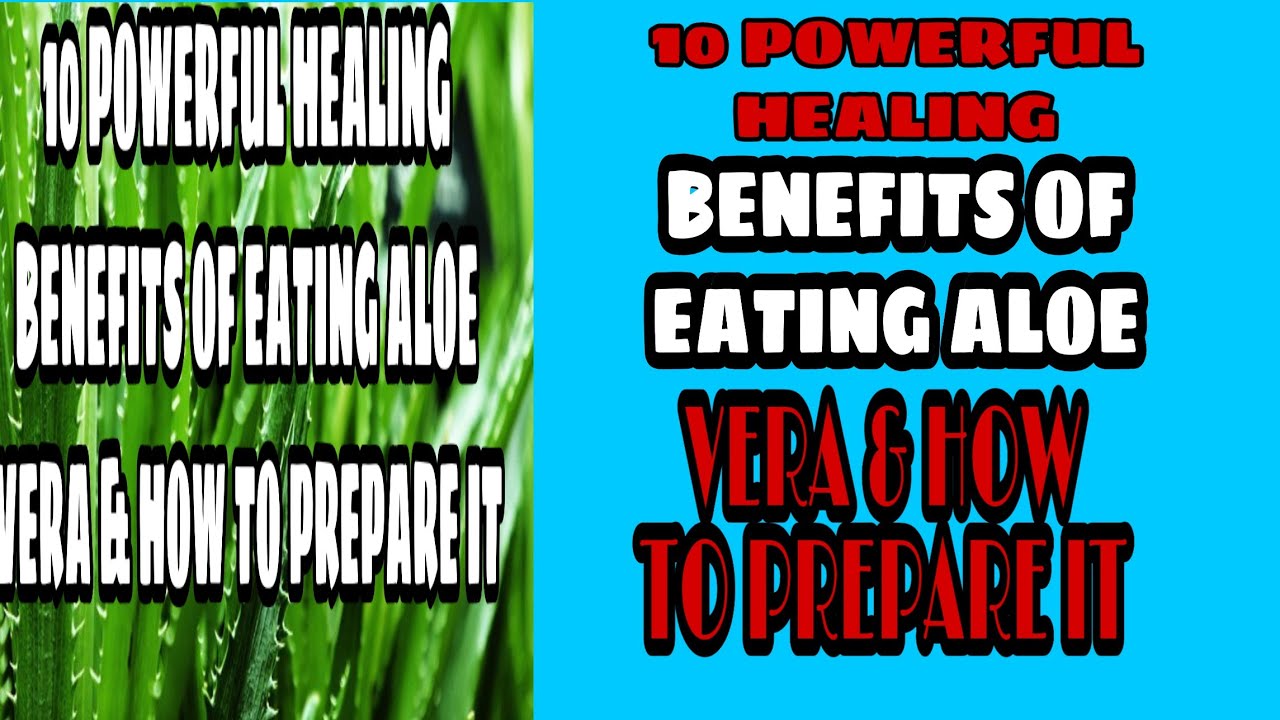 10 POWERFUL HEALING BENEFITS OF EATING ALOE VERA & HOW TO PREPARE IT