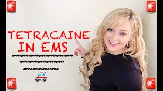 EMT/Paramedic Medication Notecards || Tetracaine Hydrochloride