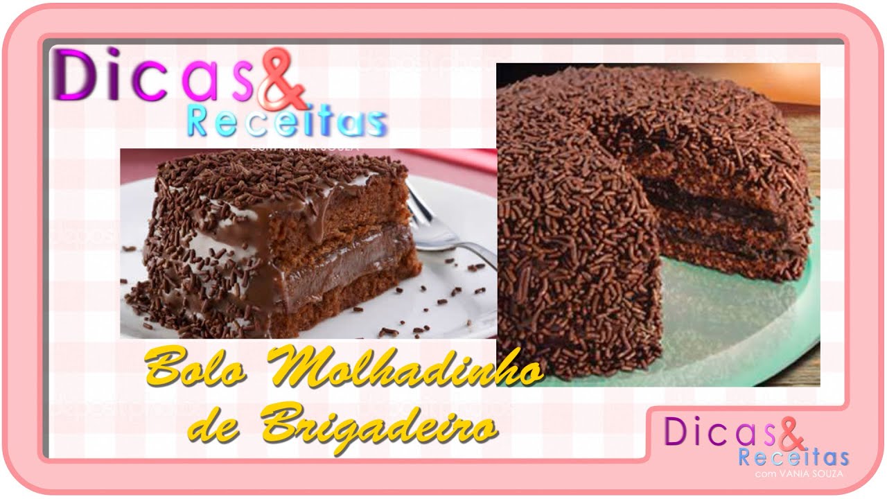 BOLO MOLHADINHO DE BRIGADEIRO