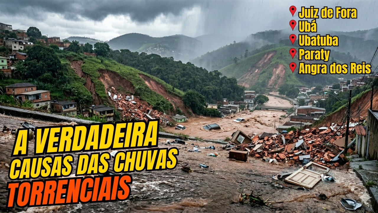 NÃO FOI TRAGÉDIA! Foi decisão política! Chuvas torrenciais destroem cidades brasileiras!