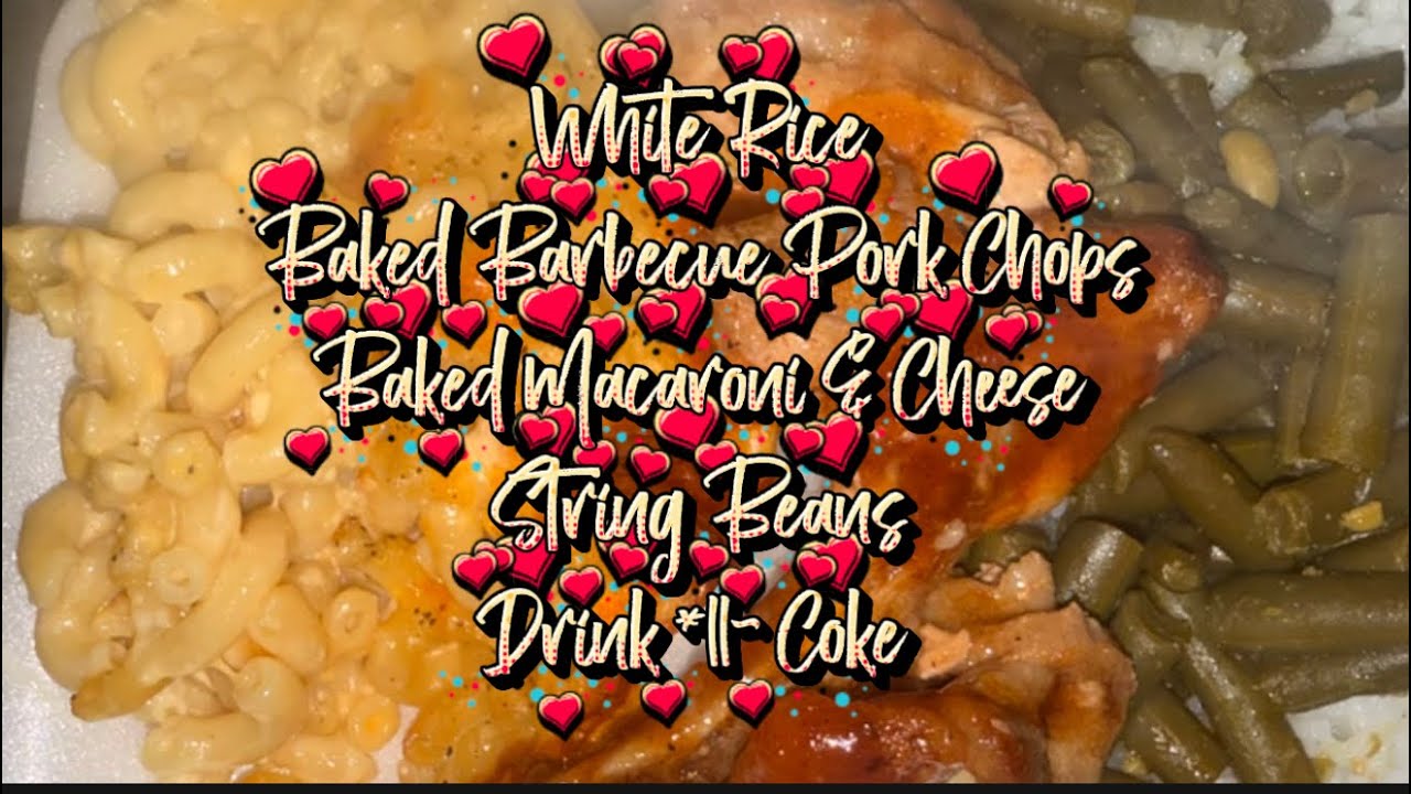 I GETS ITS DONE *||~ RANING WEATHER LETS COOK *|~ BAKED MACARONI BAKED BARBECUE RICE & STRING BEANS 